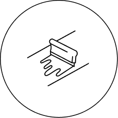 Icon showing screen printing